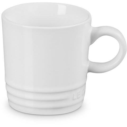 Le Creuset Stoneware Espresso Mug White 100ml - Peter's of Kensington