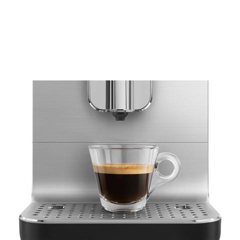 Smeg Bean To Cup Coffee Machine w/Auto Milk System Matte Black BCC13BLMAU - Peter's of Kensington