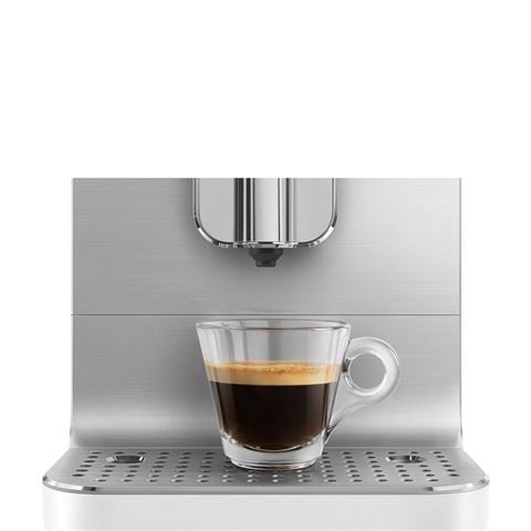 Smeg Bean To Cup Coffee Machine w/Auto Milk System Matte White BCC13WHMAU - Peter's of Kensington