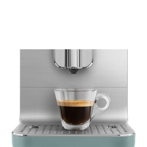 Smeg Bean To Cup Coffee Machine w/Auto Milk Sys. Emerald Matte Green BCC13EGM - Peter's of Kensington