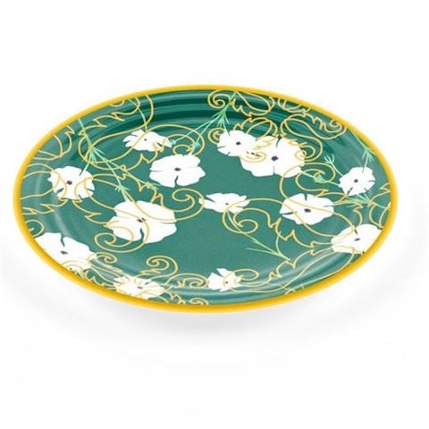 Guzzini - Fusion Dessert Plate Green/Gold
