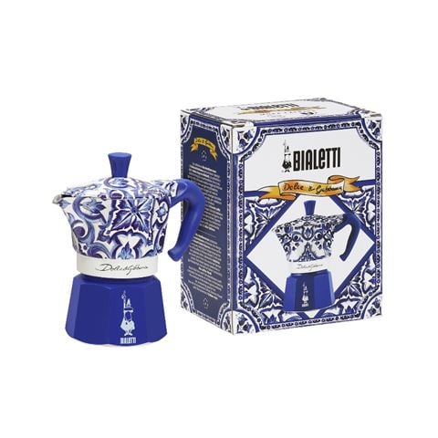 Bialetti - Dolce & Gabbana Moka Express Maker Mediterranean Blue 3 Cup