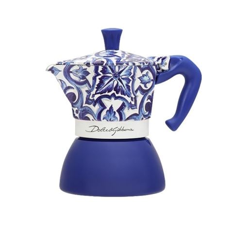 Bialetti - Dolce & Gabbana Moka Induction Maker Mediterranean Blue 4 Cup