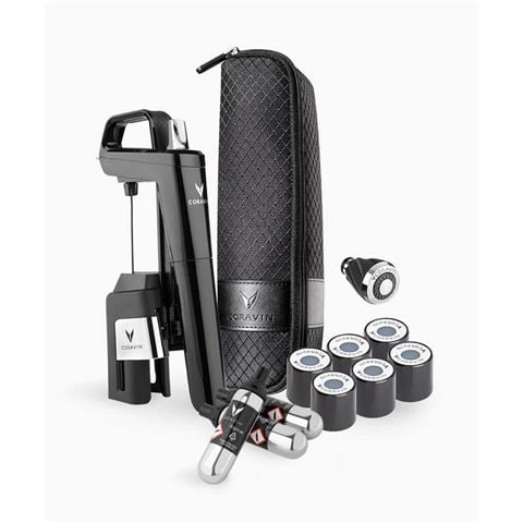 Coravin Timeless Six+ Wine Preservation System Piano Black - Peter's of Kensington