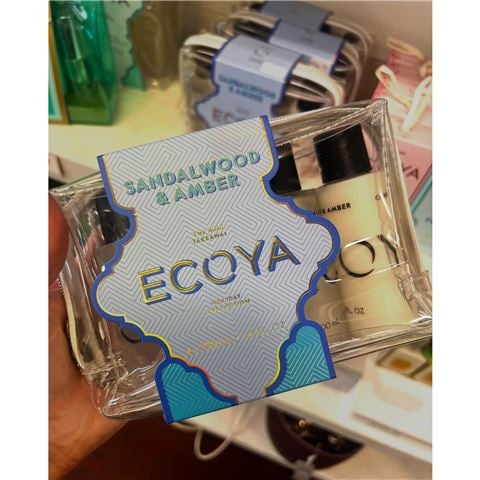 Ecoya - Sandalwood & Amber Mini Takeaway Gift Set 4pce