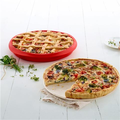 Lekue - Quiche Pan with Ceramic Removable Plate 28cm