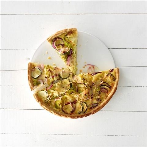 Lekue Quiche Pan Red 28cm - Peter's of Kensington