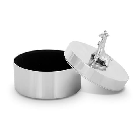Whitehill - Round Trinket Box Giraffe