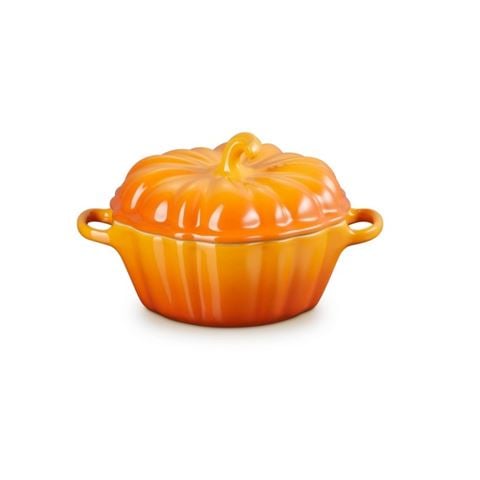 Le Creuset Stoneware Pumpkin Cocotte Marronnier 350ml - Peter's of Kensington
