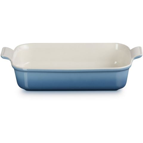 Le Creuset Heritage Rectangular Dish Chambray 32cm - Peter's of Kensington