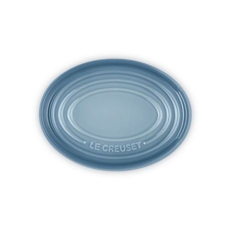 Le Creuset Stoneware Spoon Rest Chambray - Peter's of Kensington