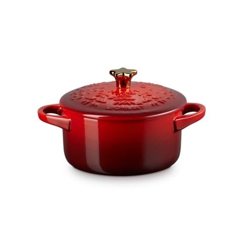 Le Creuset - Stoneware Mini Casserole Dish Star knob Cerise