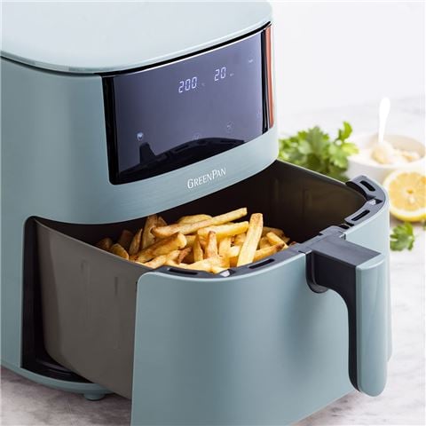Greenpan Bistro XXL Airfryer Smokey Sky Blue CC009006-001 - Peter's of Kensington