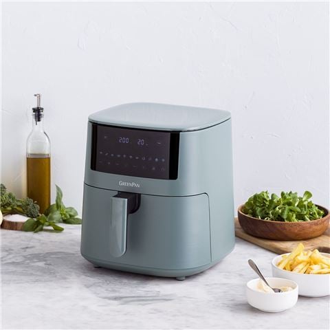 Greenpan Bistro XXL Airfryer Smokey Sky Blue CC009006-001 - Peter's of Kensington
