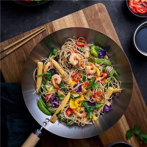 Pyrolux - Carbon Steel Wok 30cm