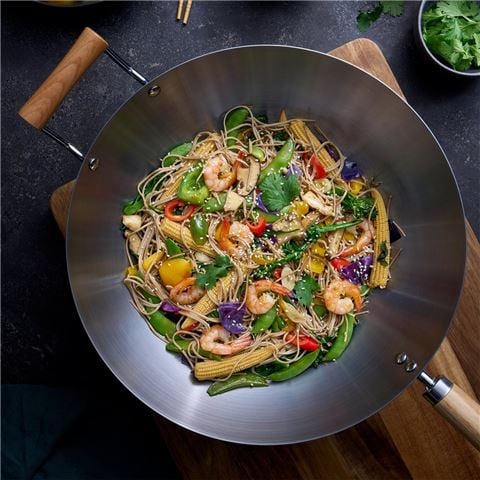 Pyrolux - Carbon Steel Wok 36cm