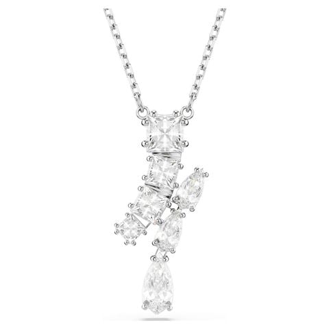 Swarovski Jewellery Matrix White Pendant Mixed Cuts w/Rhodium Plate - Peter's of Kensington