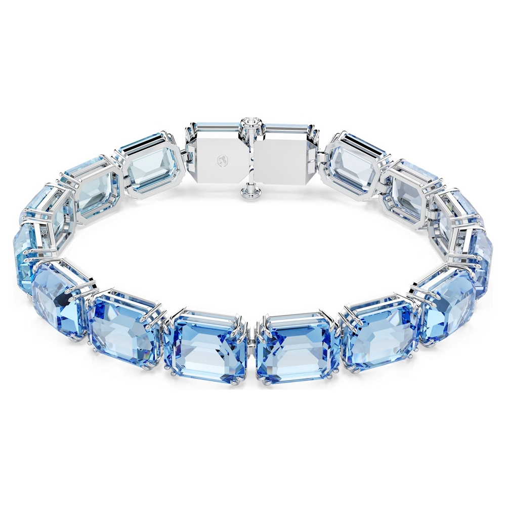 Swarovski Jewellery Millenia Tennis Bracelet w/Octagon Blue
