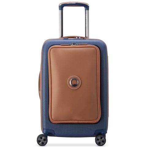 Delsey - Chatelet Air 2.0 Exp. Laptop Wheelaboard Spinner Bag Navy/Brown  55cm