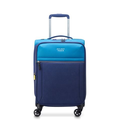 Delsey - Brochant 3 Exp. Wheelaboard Spinner Case Ultramarine Blue 55cm