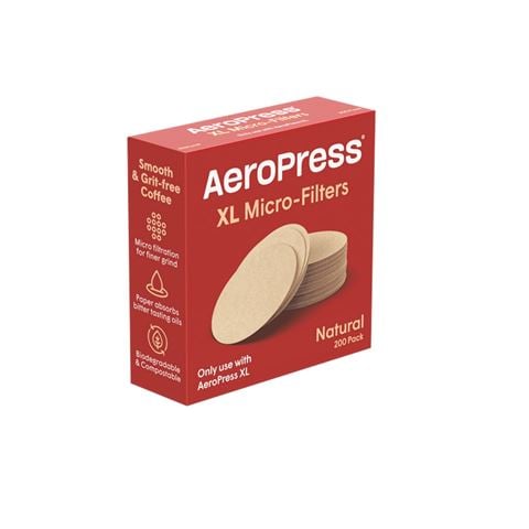 Aeropress - Natural Paper Micro-Filter Set XL 200pce