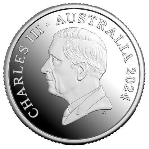 Royal Australian Mint - 2024 Baby Coin $5 Fine Silver Proof Coin Toy Kangaroo