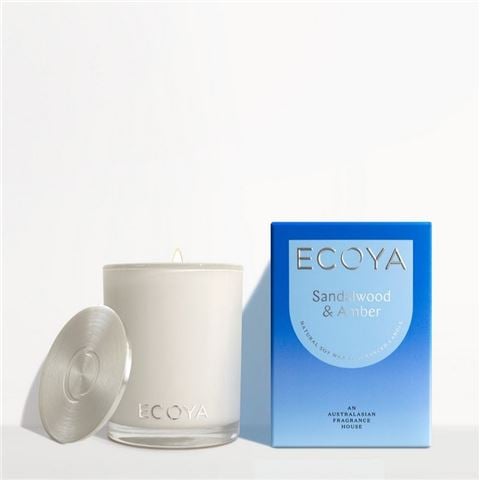 Ecoya - Sandalwood & Amber Madison Candle 400g