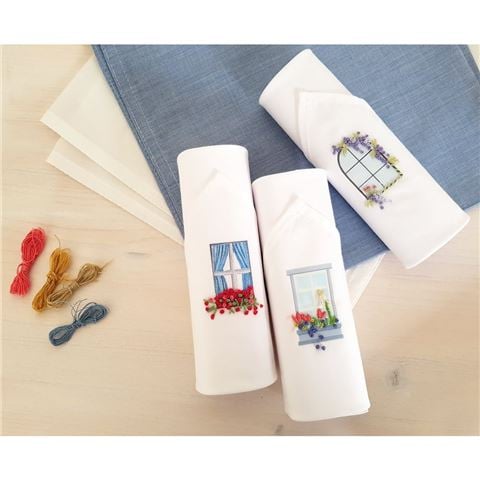 Tamielle Ladies' Handkerchief Windows Set 3pce - Peter's of Kensington
