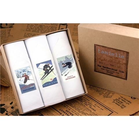 Tamielle - Men's Ski Handkerchief Set 3pce