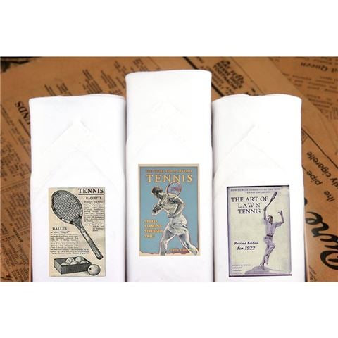 Tamielle - Men's Tennis Handkerchief  Set 3pce