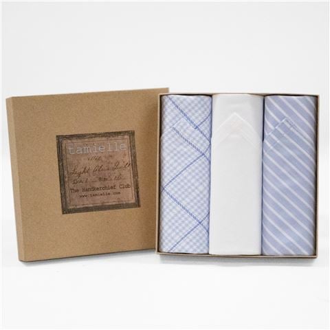 Tamielle - Men's European Cotton Handkerchief Eton Set 3pce