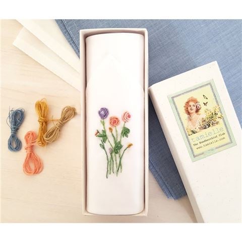 Tamielle Ladies' Rose Garden Handkerchief - Peter's of Kensington