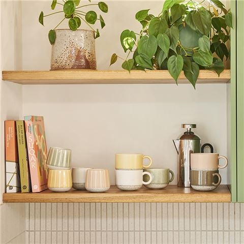 Ecology - Hull Stripe Cuddle Mug Blush 270ml