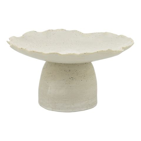Ecology Inlet Footed Plate Mottled Oyster Large 16.5x30cm - Peter's of Kensington