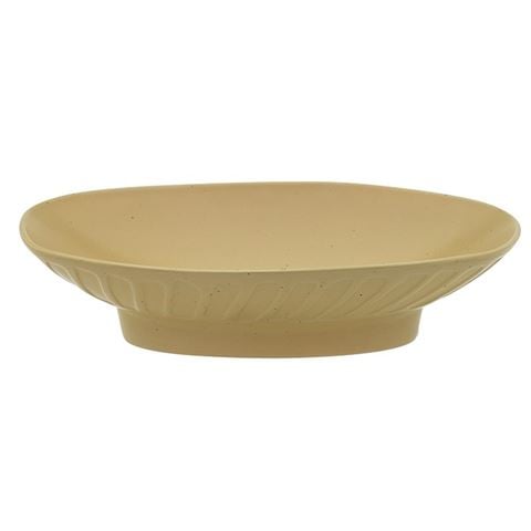 Ecology Portsea Oval Footed Dish Ochre 20cm - Peter's of Kensington