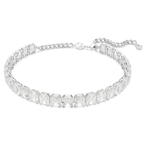 Swarovski Jewellery - Millenia Choker w/Octagon Crystals & Rhodium-Plate White