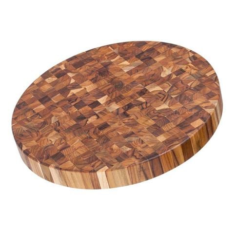 Teakhaus Butcher Block Round Serving & Cutting Board 45.5cm - Peter's of Kensington