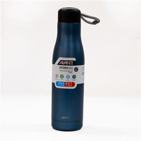 Avanti - HydroSwig Insulated S/Steel Water Bottle Metallic Blue 750ml
