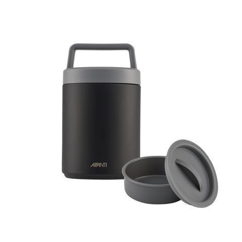 Avanti - Insulated Food Jar with Handle Black 480ml