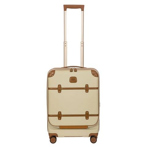 Bric's - Bellagio 3 Cabin Trolley w/Device Compartment & USB Plug-in Cream 55cm