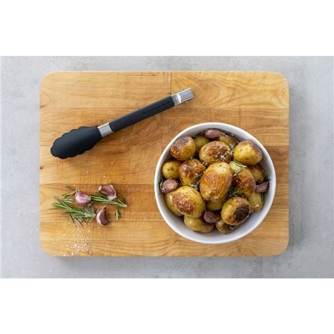 KitchenAid - Silicone Tip Side Locking Tongs 23cm