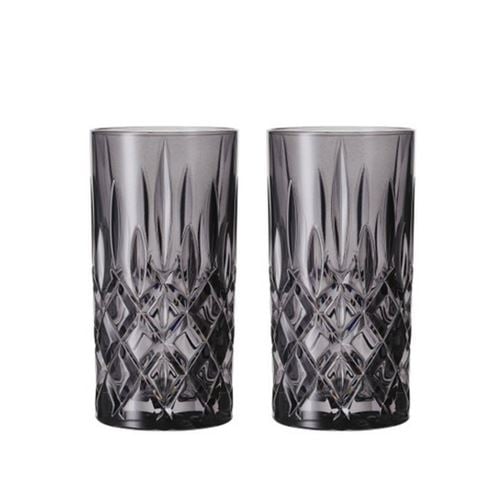Nachtmann - Noblesse Long Drink Tumbler Set Smoke 395ml 2pce