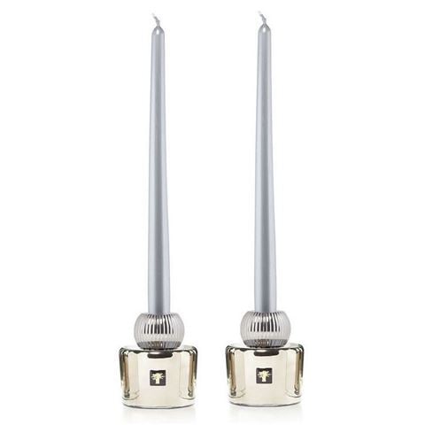 Baobab Twins Le Exclusives Platinum Candle Holder Set 2pce - Peter's of Kensington