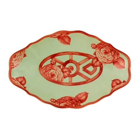Vista Alegre The Meaning Platter Red/Green Small - Peter's of Kensington