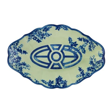 Vista Alegre The Meaning Platter Blue/Green Medium - Peter's of Kensington