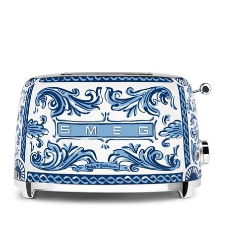Smeg - Dolce & Gabbana Blu Mediterraneo 2-Slice Toaster TSF01DGBAU
