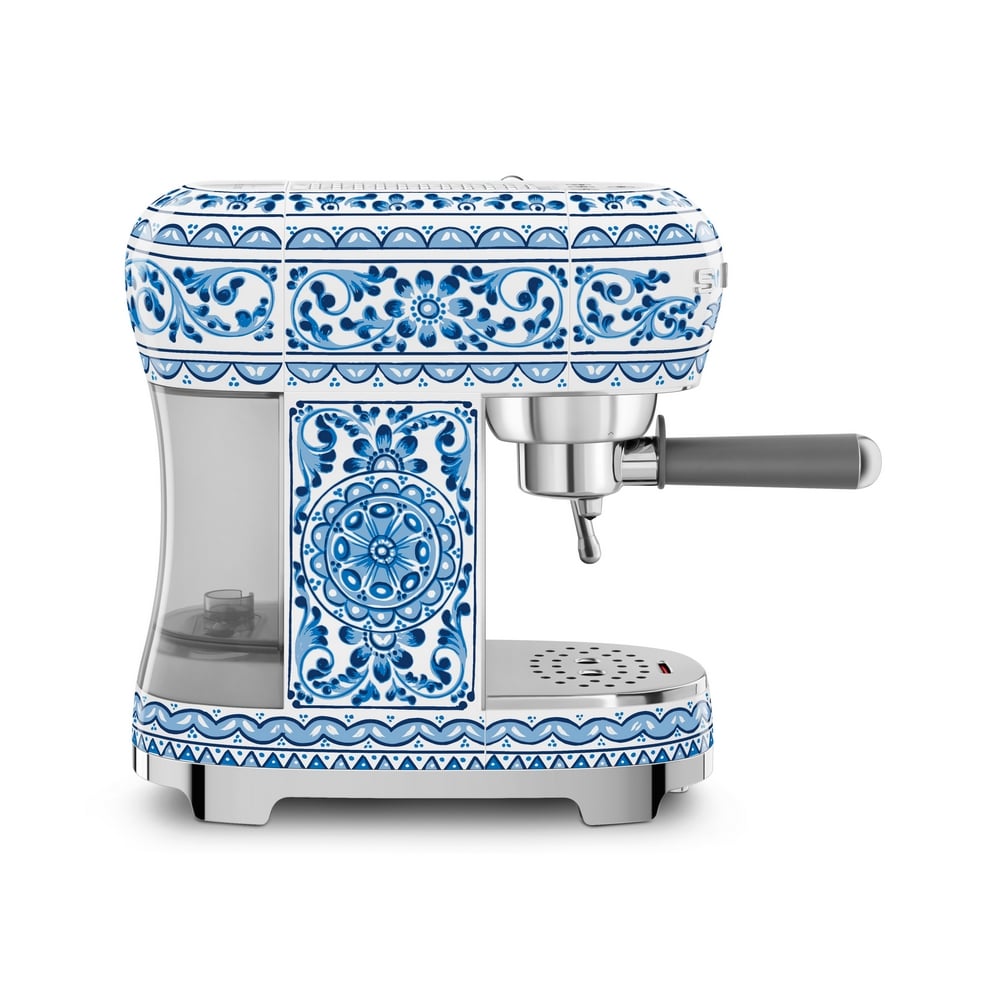 Smeg Dolce Gabbana Blu Mediterraneo Espresso Machine