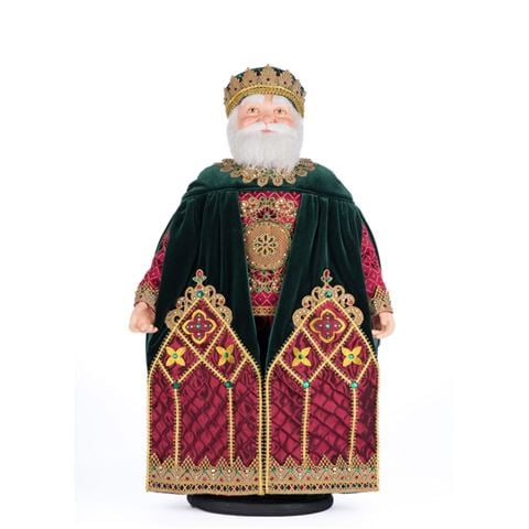 Katherines Collection Father Christmas Castle Figurine w/Stand 67.3cm - Peter's of Kensington