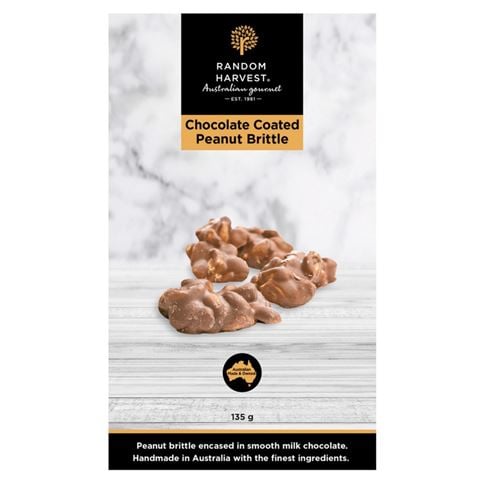 Random Harvest - Chocolate Coated Brittle 135g