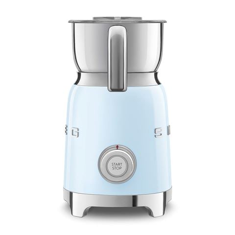 Smeg 50's Style Retro Milk Frother Pastel Blue MFF11PBAU - Peter's of Kensington